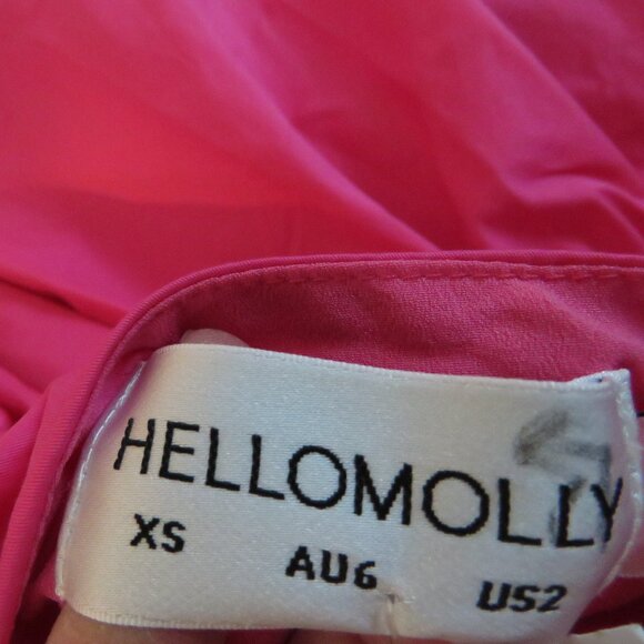 HELLO MOLLY Upon A Cloud Strapless Mini Dress Puffball Pink 80s - Size XS NWT - Picture 15 of 15